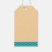 ファースト・ロデオ・カウボーイベビー馬の誕生日パーティーの好意 ギフトタグ (裏面)