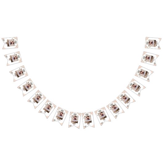 ファースト・ロデオ・カウボーイ誕生日フォトバンティング・フラッグ バンティングフラッグ (全)