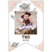 ファースト・ロデオ・カウボーイ誕生日フォトバンティング・フラッグ バンティングフラッグ (第2の旗)