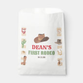 ファースト・ロデオ・カウボーイ1stファースト・バースデーパーティー フェイバーバッグ (正面)