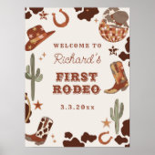 ファースト・ロデオ・カウボーイ1st誕生日パーティーへようこそ ポスター (正面)