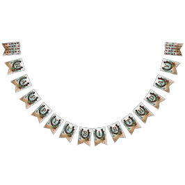 ファースト・ロデオ・カウボーイ・ウェスタン・ボーイ・ボーイ・ファースト・バースデー・パーティー バンティングフラッグ