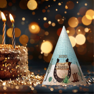 ファースト・ロデオ・カウボーイ・ウェスタン・ボーイ・ボーイ・ファースト・バースデー・パーティー パーティーハット