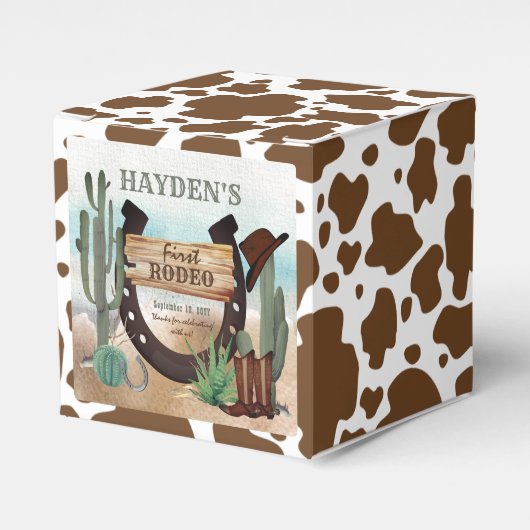 ファースト・ロデオ・カウボーイ・ウェスタン・ボーイ・ボーイ・ファースト・バースデー・パーティー フェイバーボックス (正面サイド)