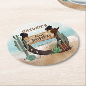 ファースト・ロデオ・カウボーイ・ウェスタン・ボーイ・ボーイ・ファースト・バースデー・パーティー ラウンドペーパーコースター (アングル)