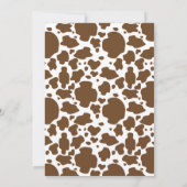 ファースト・ロデオ・カウボーイ・ウェスタン・ボーイ・ボーイ・ファースト・バースデー・パーティー 招待状 (裏面)