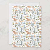 ファースト・ロデオ・カウボーイ・ボーイ・バースデーパーティー 招待状 (裏面)