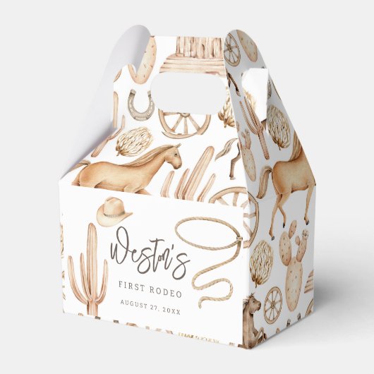 ファースト・ロデオ・ニュートラル南部カウボーイ誕生日 フェイバーボックス (正面サイド)