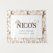 ファースト ロデオ ニュートラル サザン カウボーイ 誕生日 タペストリー (正面(横))