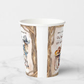 ファースト・ロデオ |男の子カウボーイ1st誕生日パーティー 紙コップ (右)