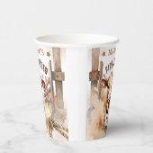 ファースト・ロデオ | Wild West Bull Cowboy 1st誕生日 紙コップ (右)