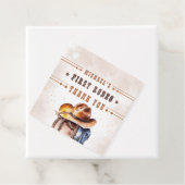 ファースト・ロデオ | Wild West Cowboy 1st Birthday Boy フェイバータグ (インサイチュ)