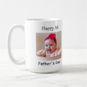 ファースト・父親の日のマグカップ コーヒーマグカップ (左)