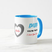 ファースト・父親の日パパあなたは写真最高の マグカップ (正面右)