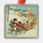 ファーズクリスマスヴィンテージサンタクロースオーナメント メタルオーナメント (正面)