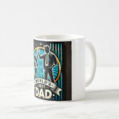 ファーズデイネオンアートブラック コーヒーマグカップ (正面右)