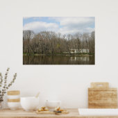 ファーズワースハウスリバーリフレクション ポスター (キッチン)