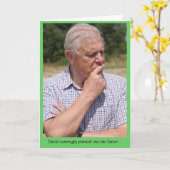 ファータおもしろいーカード カード (黄色い花)