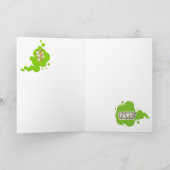 ファーターへの最高のハッピーバースデー カード (内部)