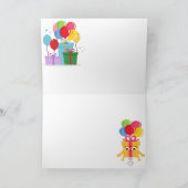 ファーター最高のへのハッピーバースデー カード (内部)