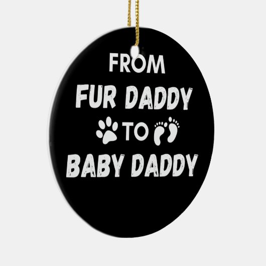 ファーダディからベビーダディ セラミックオーナメント (右)