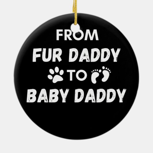 ファーダディからベビーダディ セラミックオーナメント (裏面)