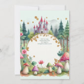 ファーティプリンセス1stバースデーフェアヤコアフェアヤテール 招待状 (裏面)