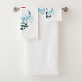 ファーティング雪だるま雪片の本当の作り方 バスタオルセット