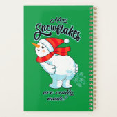 ファーティング雪だるま雪片の本当の作り方 プランナー手帳 (裏面)