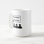 ファーティンユーモアのあるグ・コーヒー コーヒーマグカップ (正面左)