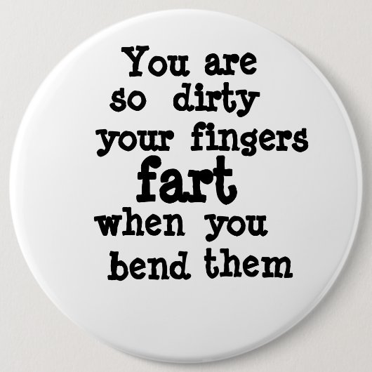 ファーティ・フィンガー・ライン 缶バッジ (正面)