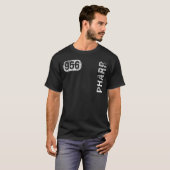 ファーテキサス州956エリアコードヴィンテージレトロ Tシャツ (正面フル)