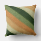 ファーテクスチパーソナライズされたャの名前(Name Fur Texture Green Orang クッション (裏面)