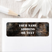 ファーテクスチャカモフラージュをブリンドル ラベル (インサイチュ)