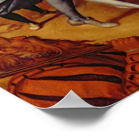 ファーディナンド一世と姪のポートレート ポスター (角)