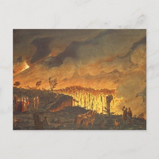 ファーディナンド4世を示すサー・ウィリアム・ハミルトン ポストカード (正面)