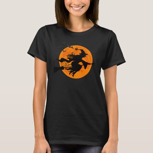 ファートおもしろいティング魔女 Tシャツ (正面)