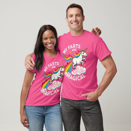 ファートおもしろいUnicorn Rainbow私のファルトは魔法 Tシャツ (ユニセックス)