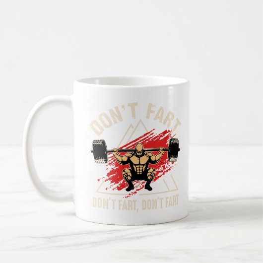 ファートしない コーヒーマグカップ (左)