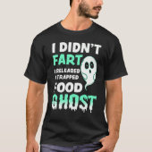 ファートジョークハロウィーン食品幽霊衣装 Tシャツ (正面)