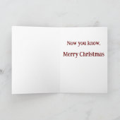 ファートユーモアのクリスマスカード シーズンカード (内部)