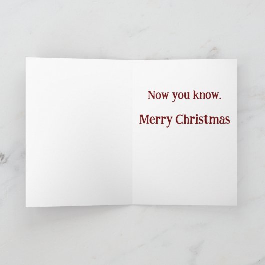 ファートユーモアのクリスマスカード シーズンカード (内部)