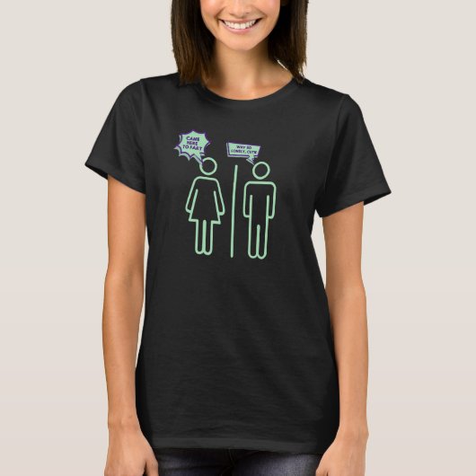 ファート皮肉バスルームミーム皮肉ジョークのユーモア2 Tシャツ (正面)