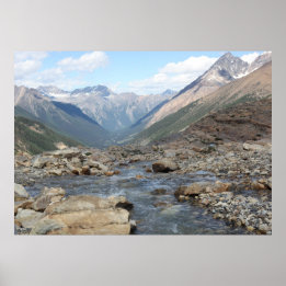 ファーナムジャンボマウンテン融解氷河クロス ポスター