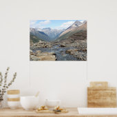 ファーナムジャンボマウンテン融解氷河クロス ポスター (キッチン)