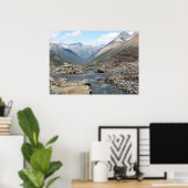 ファーナムジャンボマウンテン融解氷河クロス ポスター (ホームオフィス)