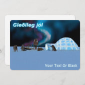 ファーノースクリスマス – グリズィレグジョル シーズンカード (正面/裏面)