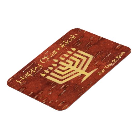 ファーノースChanukkah – 内部樺の木バークマグネティック マグネット (左側)