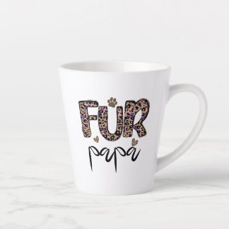 ファーパパ、キャット最高のパパエバー、最高のドッグパパエバー カフェラテマグ