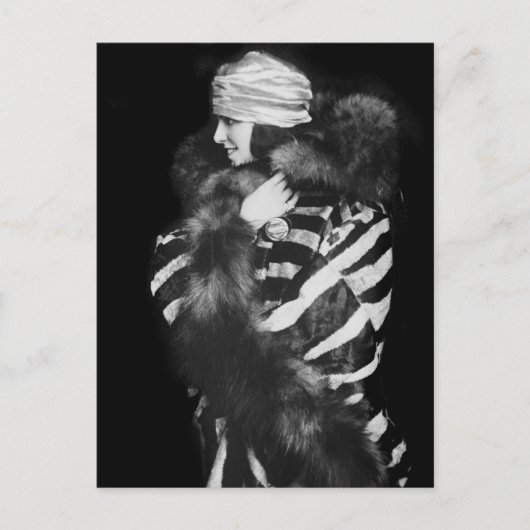 ファーファッション, 1920年代 ポストカード (正面)